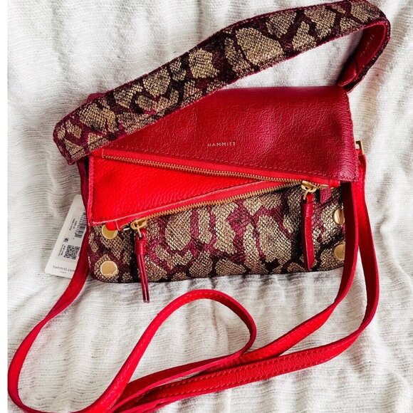 NWT Hammitt Dillon Small Winter Cherry Crossbody $395 - Picture 1 of 7